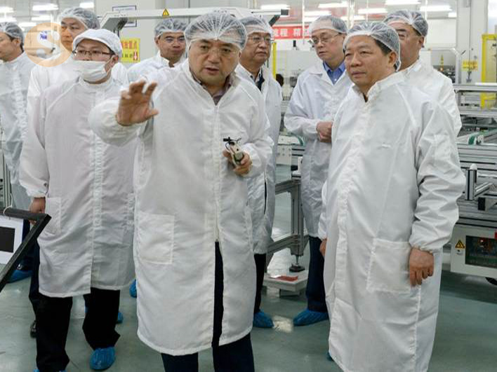 2016年6月4日　遼寧省委書記、省人大常委会主任（当時遼寧省省長）陈求发さんが当社を視察 